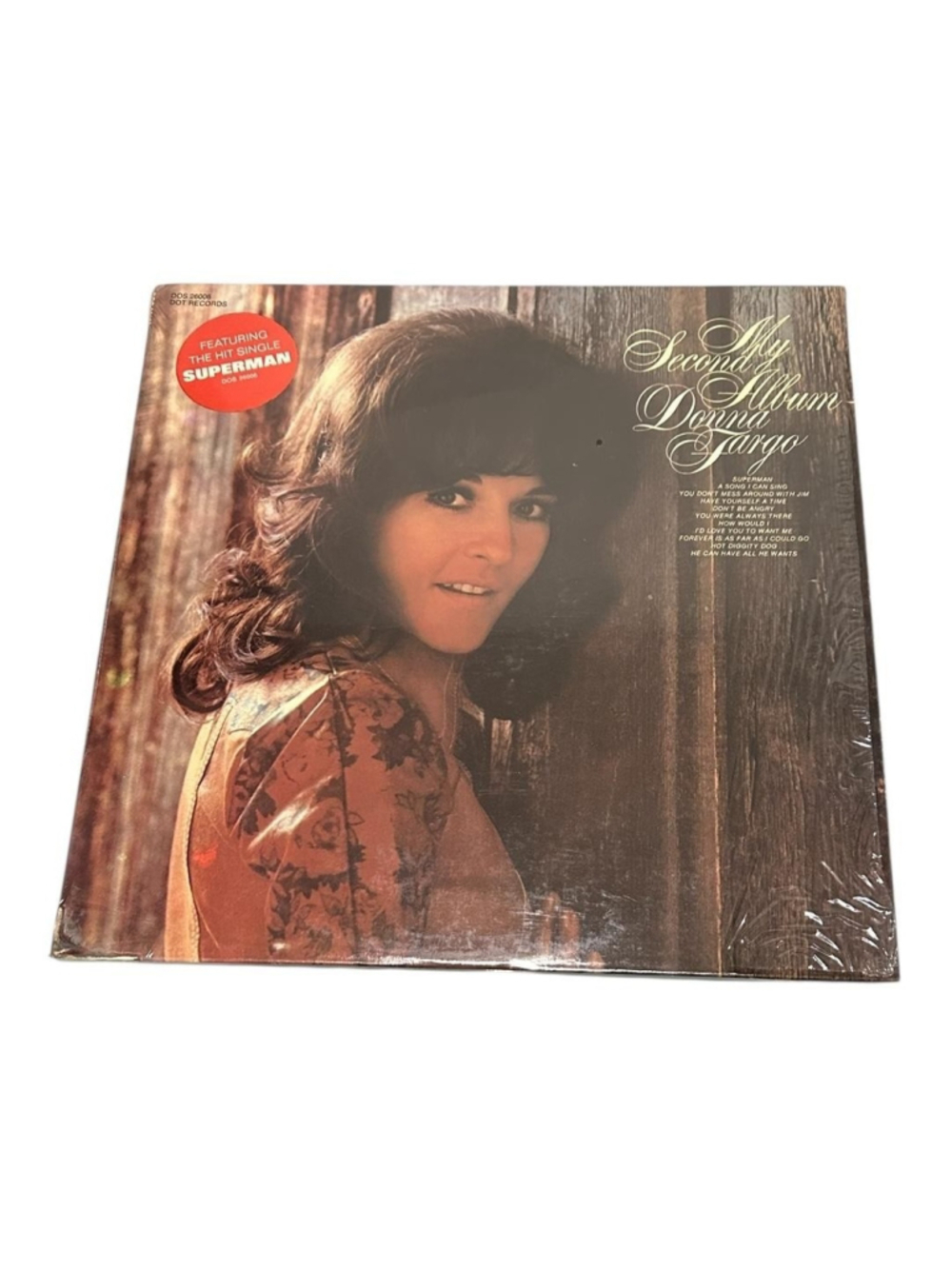 Vintage Donna Fargo Vinyl LP My Second Album 1973 Dot Country Black Canada
